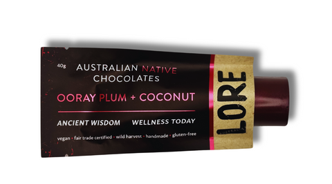 Ooray Plum & Coconut Pre-Biotic Chocolate