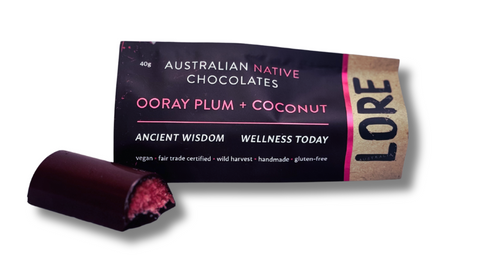 Ooray Plum & Coconut Pre-Biotic Chocolate